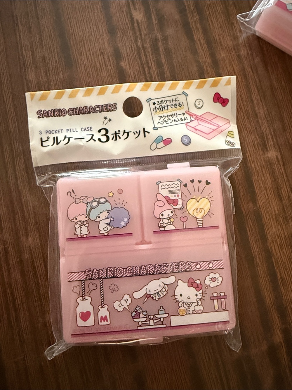 Sanrio Pastel Pink Character Pocket Case
